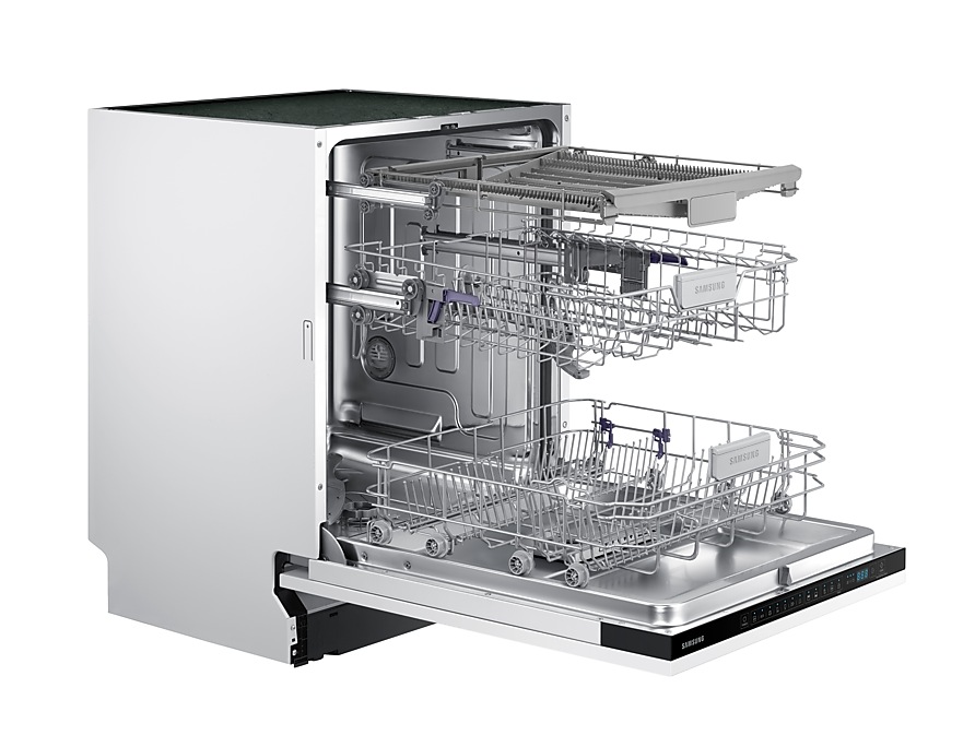Samsung DW60M6050BB/EO ugradna mašina za posudje,14 kompleta, A++, program 60' pranje+sušenje